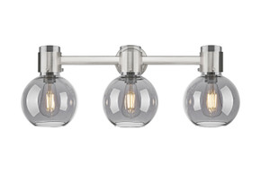 Bathroom Fixtures Three Lights by Innovations ( 405 | 464-3W-SN-G464B-7SM Downtown Urban ) 