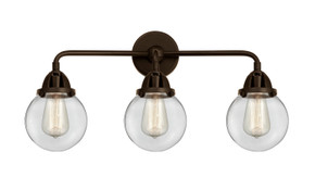 Bathroom Fixtures Three Lights by Innovations ( 405 | 288-3W-OB-G202-6 Nouveau 2 ) 