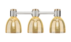 Bathroom Fixtures Three Lights by Innovations ( 405 | 464-3W-SN-G464D-7ME Downtown Urban ) 