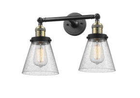 Bathroom Fixtures Two Lights by Innovations ( 405 | 208-BAB-G64-LED Franklin Restoration ) 