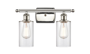Bathroom Fixtures Two Lights by Innovations ( 405 | 516-2W-PN-G802-LED Ballston ) 
