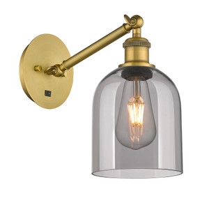 Sconces Single Glass by Innovations ( 405 | 317-1W-BB-G558-6SM Ballston ) 