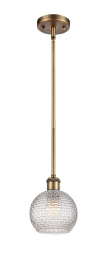 Mini Pendants Glass Down by Innovations ( 405 | 516-1S-BB-G122C-6CL Ballston ) 