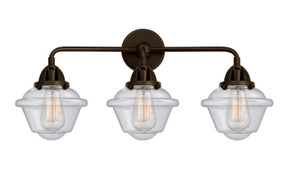Bathroom Fixtures Three Lights by Innovations ( 405 | 288-3W-OB-G534-LED Nouveau 2 ) 