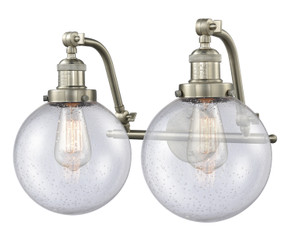 Bathroom Fixtures Two Lights by Innovations ( 405 | 515-2W-SN-G204-8 Franklin Restoration ) 