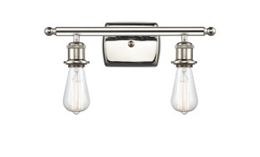 Bathroom Fixtures Two Lights by Innovations ( 405 | 516-2W-PN-LED Ballston ) 