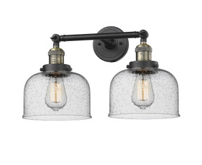 Bathroom Fixtures Two Lights by Innovations ( 405 | 208-BAB-G74-LED Franklin Restoration ) 