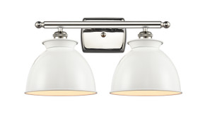 Bathroom Fixtures Two Lights by Innovations ( 405 | 516-2W-PN-M14-W-LED Ballston ) 
