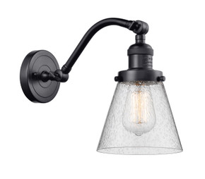 Sconces Single Glass by Innovations ( 405 | 515-1W-BK-G64 Franklin Restoration ) 