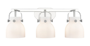 Bathroom Fixtures Three Lights by Innovations ( 405 | 423-3W-PC-G412-6WH Downtown Urban ) 