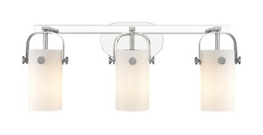 Bathroom Fixtures Three Lights by Innovations ( 405 | 423-3W-PC-G423-7WH Downtown Urban ) 
