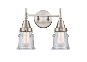 Bathroom Fixtures Two Lights by Innovations ( 405 | 447-2W-SN-G184S-LED Caden ) 