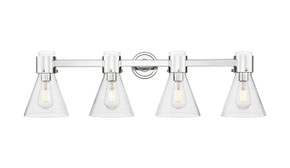 Bathroom Fixtures Four Lights by Innovations ( 405 | 464-4W-PN-G464C-7SDY Downtown Urban ) 