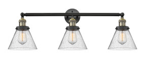 Bathroom Fixtures Three Lights by Innovations ( 405 | 205-BAB-G44-LED Franklin Restoration ) 