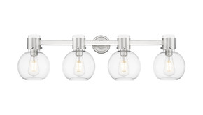 Bathroom Fixtures Four Lights by Innovations ( 405 | 464-4W-SN-G464B-7CL Downtown Urban ) 