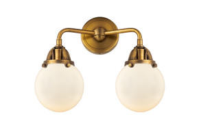 Bathroom Fixtures Two Lights by Innovations ( 405 | 288-2W-BB-G201-6 Nouveau 2 ) 