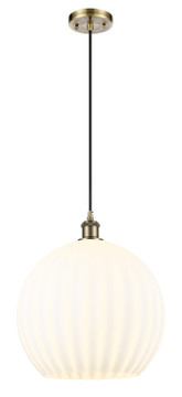 Pendants Sphere by Innovations ( 405 | 516-1P-AB-G1217-14WV Ballston ) 