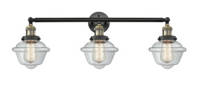 Bathroom Fixtures Three Lights by Innovations ( 405 | 205-BAB-G532-LED Franklin Restoration ) 
