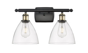 Bathroom Fixtures Two Lights by Innovations ( 405 | 516-2W-BAB-GBD-752-LED Ballston ) 