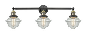 Bathroom Fixtures Three Lights by Innovations ( 405 | 205-BAB-G534-LED Franklin Restoration ) 
