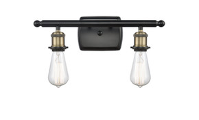 Bathroom Fixtures Two Lights by Innovations ( 405 | 516-2W-BAB-LED Ballston ) 