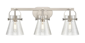 Bathroom Fixtures Three Lights by Innovations ( 405 | 423-3W-SN-G411-6SDY Downtown Urban ) 
