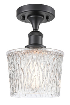 Semi-Flush Mts. Cage by Innovations ( 405 | 516-1C-BK-G402-LED Ballston ) 