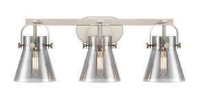 Bathroom Fixtures Three Lights by Innovations ( 405 | 423-3W-SN-G411-6SM Downtown Urban ) 