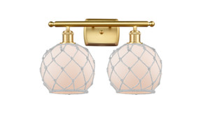 Bathroom Fixtures Two Lights by Innovations ( 405 | 516-2W-SG-G121-8RW Ballston ) 
