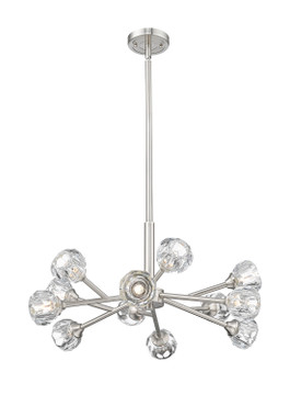 Mid. Chandeliers Glass Down by Innovations ( 405 | 465-12CR-SN-G465-CL Ballston Urban ) 