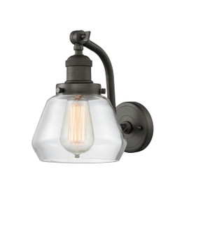 Sconces Single Glass by Innovations ( 405 | 515-1W-OB-G172-LED Franklin Restoration ) 