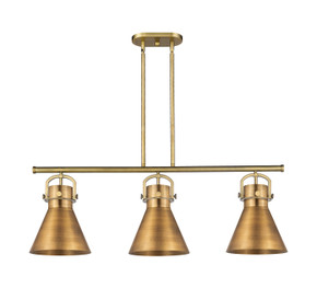 Linear/Island 3 Light Bar by Innovations ( 405 | 410-3I-BB-M411-10BB Downtown Urban ) 