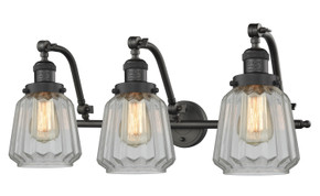 Bathroom Fixtures Three Lights by Innovations ( 405 | 515-3W-OB-G142-LED Franklin Restoration ) 
