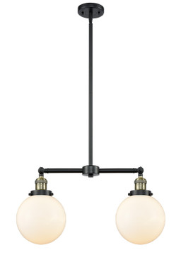 Linear/Island 2 Light Bar by Innovations ( 405 | 209-BAB-G201-8-LED Franklin Restoration ) 