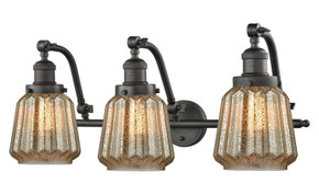 Bathroom Fixtures Three Lights by Innovations ( 405 | 515-3W-OB-G146-LED Franklin Restoration ) 