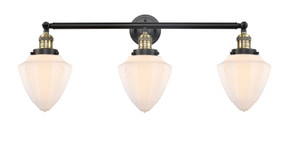 Bathroom Fixtures Three Lights by Innovations ( 405 | 205-BAB-G661-7 Franklin Restoration ) 