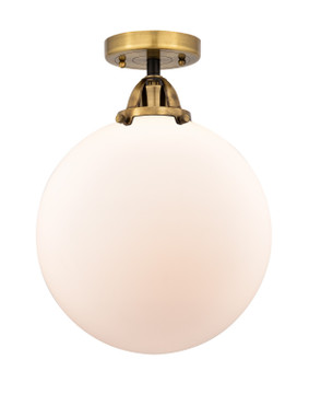 Semi-Flush Mts. Glass Down by Innovations ( 405 | 288-1C-BAB-G201-12-LED Nouveau 2 ) 