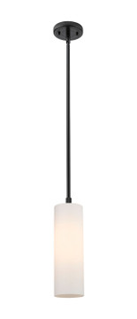 Mini Pendants Glass Down by Innovations ( 405 | 434-1S-BK-G434-12WH Downtown Urban ) 