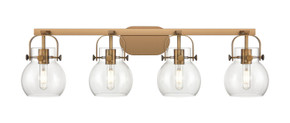 Bathroom Fixtures Four Lights by Innovations ( 405 | 423-4W-BB-G410-6CL Downtown Urban ) 