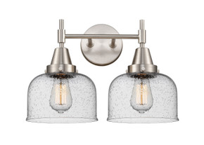 Bathroom Fixtures Two Lights by Innovations ( 405 | 447-2W-SN-G74-LED Caden ) 