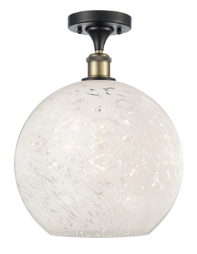 Semi-Flush Mts. Glass Down by Innovations ( 405 | 516-1C-BAB-G1216-12WM Ballston ) 