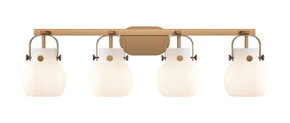 Bathroom Fixtures Four Lights by Innovations ( 405 | 423-4W-BB-G410-6WH Downtown Urban ) 