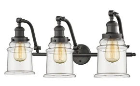 Bathroom Fixtures Three Lights by Innovations ( 405 | 515-3W-OB-G182 Franklin Restoration ) 