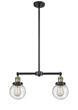 Linear/Island 2 Light Bar by Innovations ( 405 | 209-BAB-G204-6-LED Franklin Restoration ) 