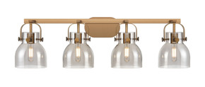 Bathroom Fixtures Four Lights by Innovations ( 405 | 423-4W-BB-G412-6SM Downtown Urban ) 