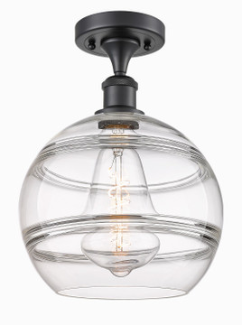Semi-Flush Mts. Glass Down by Innovations ( 405 | 516-1C-BK-G556-10CL Ballston ) 