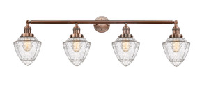 Bathroom Fixtures Four Lights by Innovations ( 405 | 215-AC-G664-7-LED Franklin Restoration ) 
