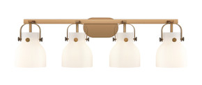 Bathroom Fixtures Four Lights by Innovations ( 405 | 423-4W-BB-G412-6WH Downtown Urban ) 
