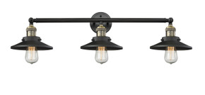 Bathroom Fixtures Three Lights by Innovations ( 405 | 205-BAB-M6-LED Franklin Restoration ) 
