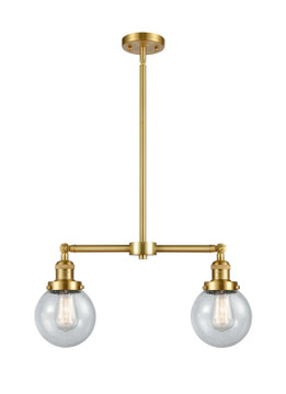 Linear/Island 2 Light Bar by Innovations ( 405 | 209-SG-G204-6-LED Franklin Restoration ) 